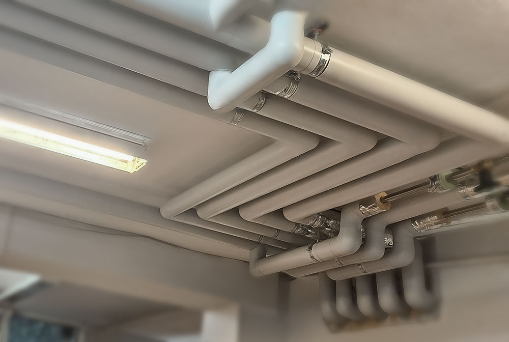 Water pipes with insulation